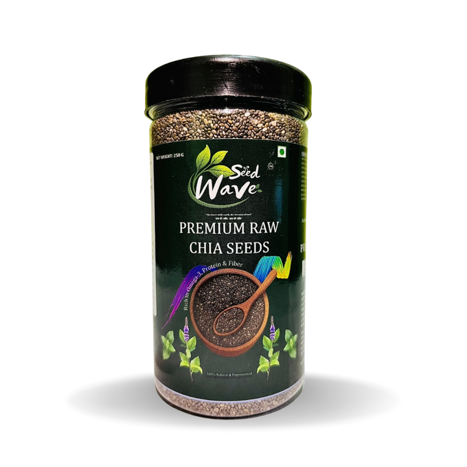 Chia Seeds – 250g | 100% Natural & Raw | High in Omega-3, Protein & Fiber