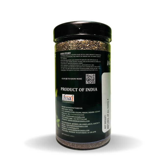 Chia Seeds – 250g | 100% Natural & Raw | High in Omega-3, Protein & Fiber