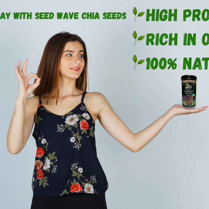 Chia Seeds – 250g | 100% Natural & Raw | High in Omega-3, Protein & Fiber