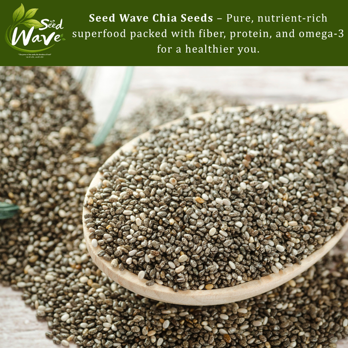 Chia Seeds – Pack of 2 (250g x 2) | 100% Natural, Unpolished | Rich in Omega-3, Fiber & Protein – 500g